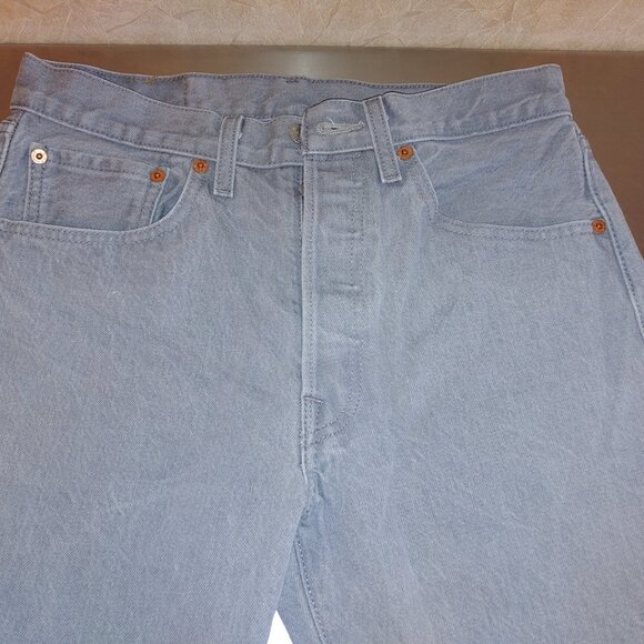 RARE - VINTAGE - EPIC - HOT 29 X 32 BUTTON FLY ** 501 ** GRAY LEVI’S that are Cl - Picture 6 of 13